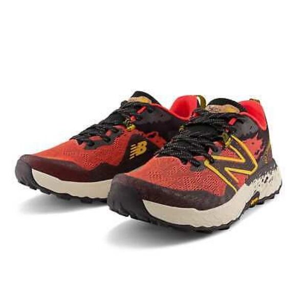 New Balance Fresh Foam X Hierro v7 Electronic Red and Black Sneakers size 11.5 2 - Picture 1 of 7